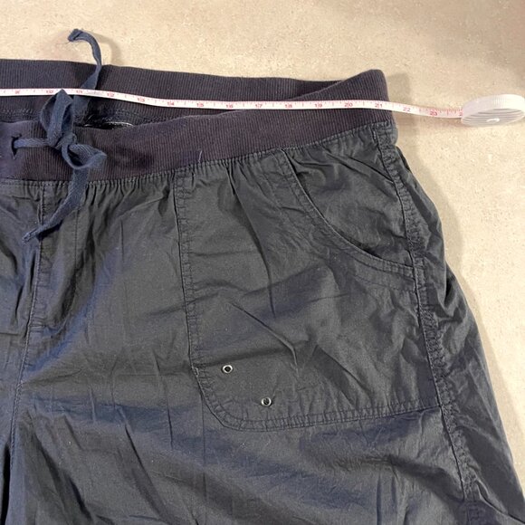 Women's Cargo Shorts Plus size 2x Dark Blue Elastic Waist - Picture 5 of 7